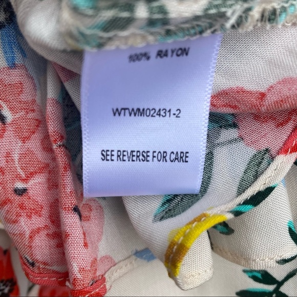 Lost + Wander Floral Print Wrap Skirt And Puff Sleeve Blouse Set NWT - Picture 14 of 16